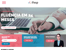 Tablet Screenshot of ifesp.com.br